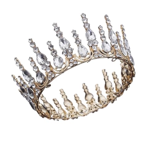 Tiara, Prinzessinnenkrone, Hochzeits-Tiara, Prinzessin, grüner Kristall, Kreis, Diadem, königliche Königin, König, Brautkrone, runde Tiaras, Hochzeit, Kopfschmuck, Abschlussball, Party, Haar, Braut (F von BgnEhRfL