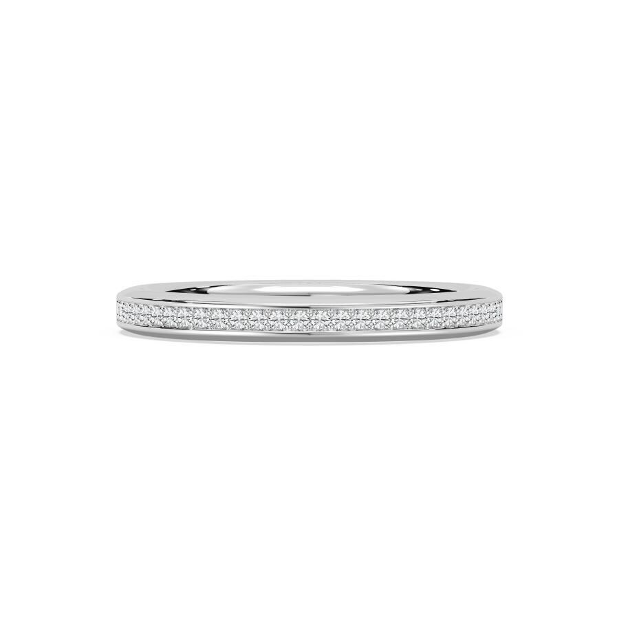 Moissanite Full Pave Eternity Band, 925 Sterling Silber Ehering, Weihnachtsgeschenk von BhavaniJewelsIndia