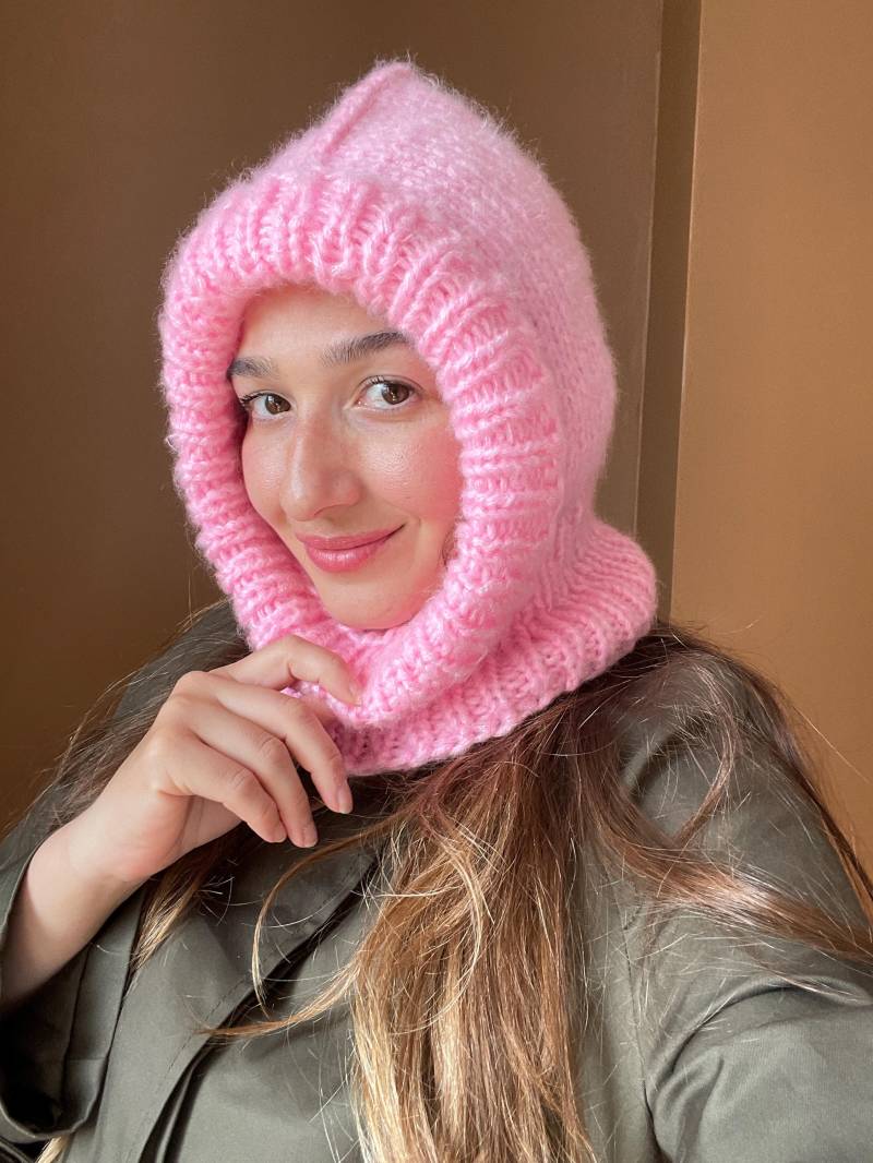 Handgestrickte Balaclava Bunte Winter Ski Maske, Halswärmer von Bhavass