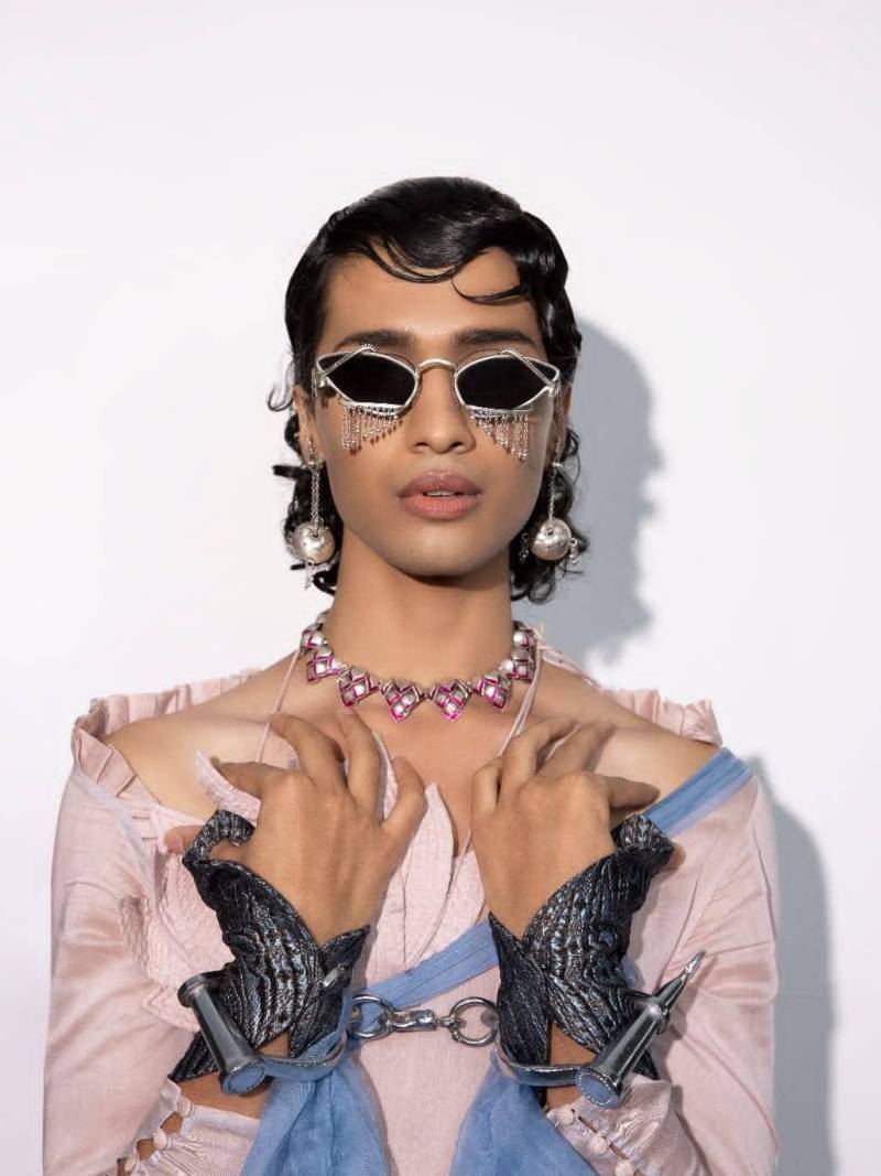 Tipsie Sonnenbrillen/925 Sterling Silber Oxidierte Politur Katzenaugen Designer Handgefertigt von BhavyaRameshJewelry