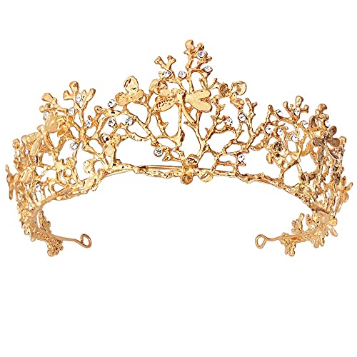 Strass Tiara,Hochzeit Diadem,Prinzessin Krone Kristall,Prinzessin Diadem,Prinzessin Elegante Tiara,Tiara Krone,Verwendet Für Hochzeiten, Tanzpartys,Bankette,Brautkopfbedeckungen,Brauthaarschmuck von Bhina