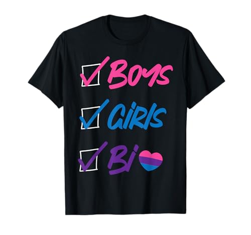 Bisexual Bi Pride Flagge Jungen Mädchen Bi T-Shirt Bisexual Bi Pride Flagge Jungen Mädchen Bi T-Shirt von Bi Bisexual Pride Quotes Clothing & Stuff HS0