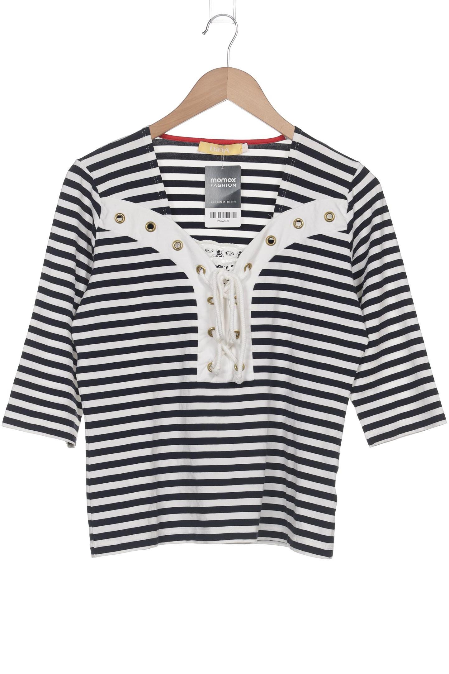 BiBA Damen Langarmshirt, marineblau, Gr. 38 von BiBA