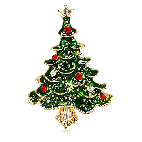 BiBeary Weihnachtsbaum Broschen f¨¹r Damen Weihnachten Vintage Retro Stil Emaille Geschenke Party Mode von BiBeary