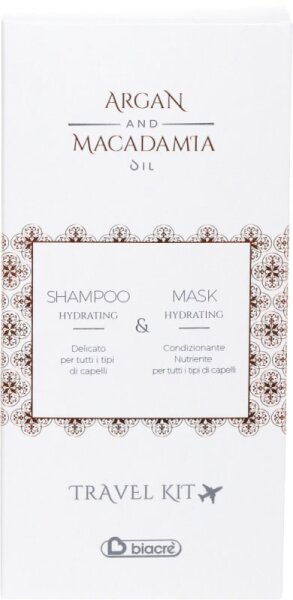 Biacrè Argan & Macadamia Kit Shampoo 100 ml & Maske 100 ml von Biacrè