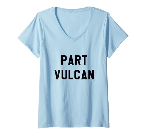 Damen Teil Vulcan T-Shirt mit V-Ausschnitt von Biaj Tees