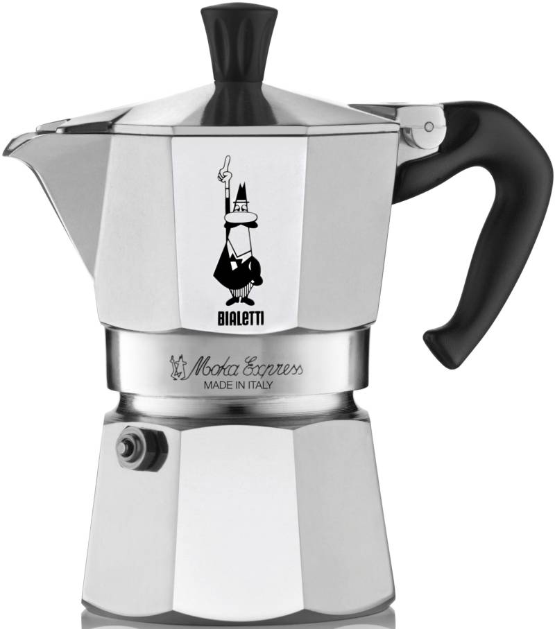 BIALETTI Espressokocher "Moka Express" 0,09 l Kaffeekanne Aluminium von Bialetti