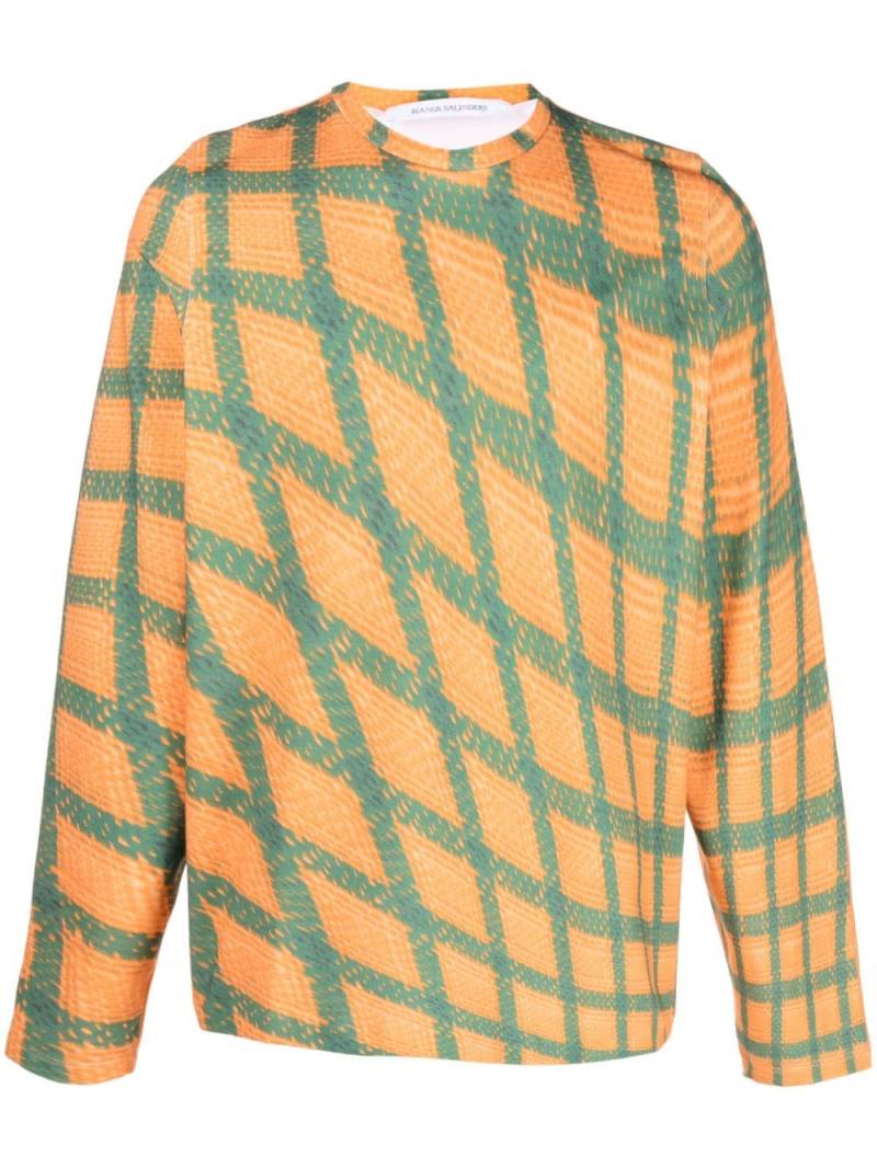 Bianca Saunders Tarone Sweatshirt mit Print - Orange von Bianca Saunders