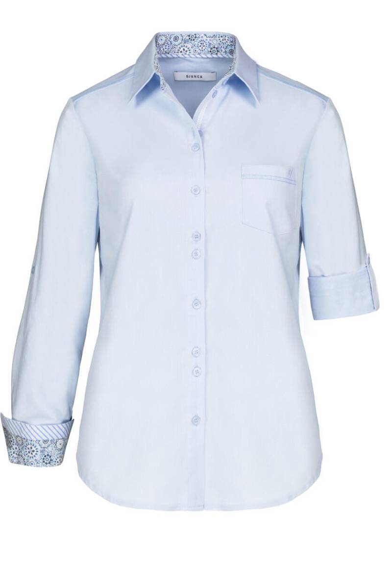 Bianca - Bluse - Anina blau - Gr. - 36 von Bianca