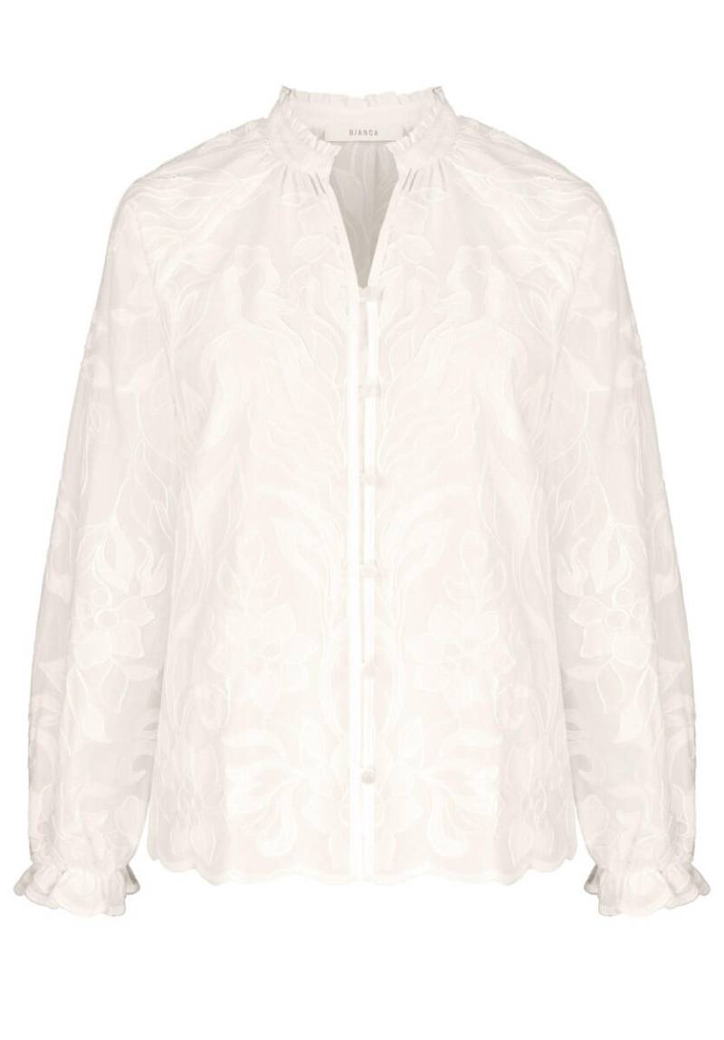 Bianca - Langarmbluse - Rana beige - Gr. - 42 von Bianca