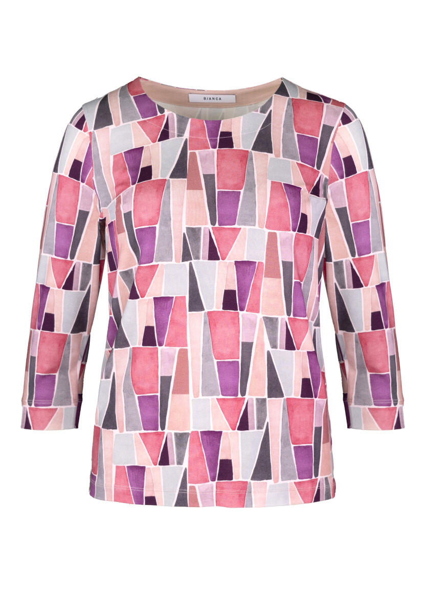 Bianca - Print-Shirt - Dini rot - Gr. - 36 von Bianca