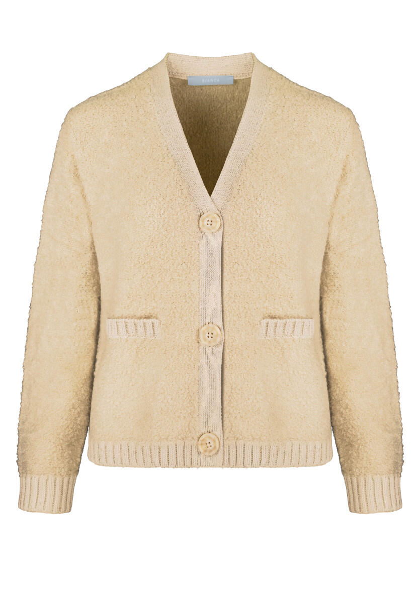 Bianca - Strickjacke - Ranis beige - Gr. - 36 von Bianca