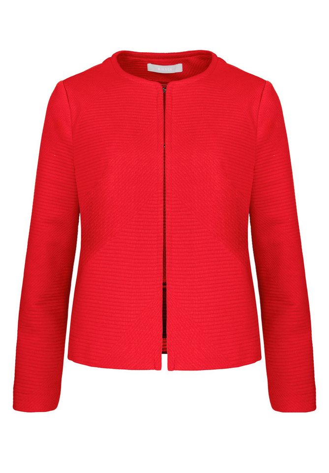 bianca Kurzjacke TALIA aus Struktur-Jersey in der Trendfarbe 'red pepper' von Bianca