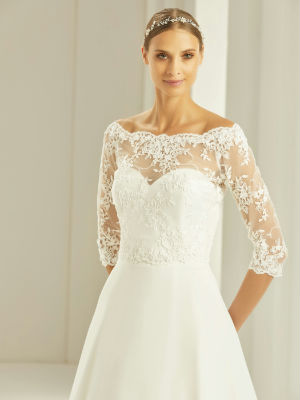 Bianco Evento, Berlin Bolero - ivory - 46 von Bianco Evento, Berlin