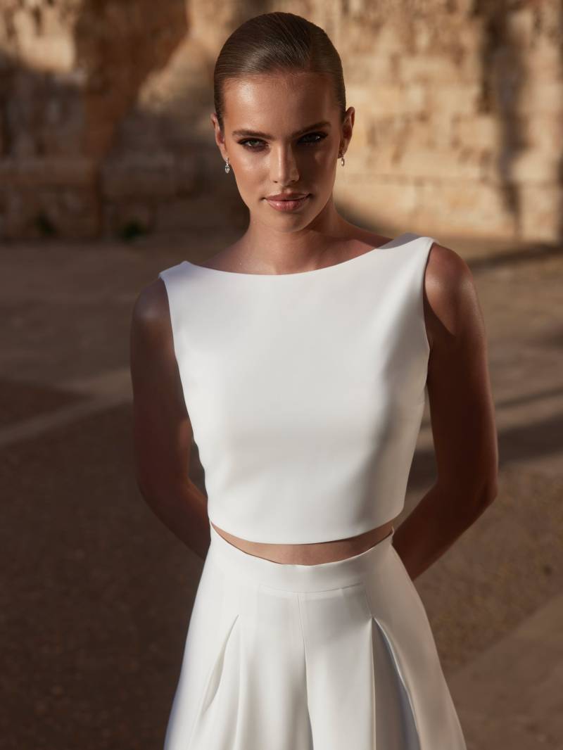 Bianco Evento, Berlin Top - ivory - 42 von Bianco Evento, Berlin