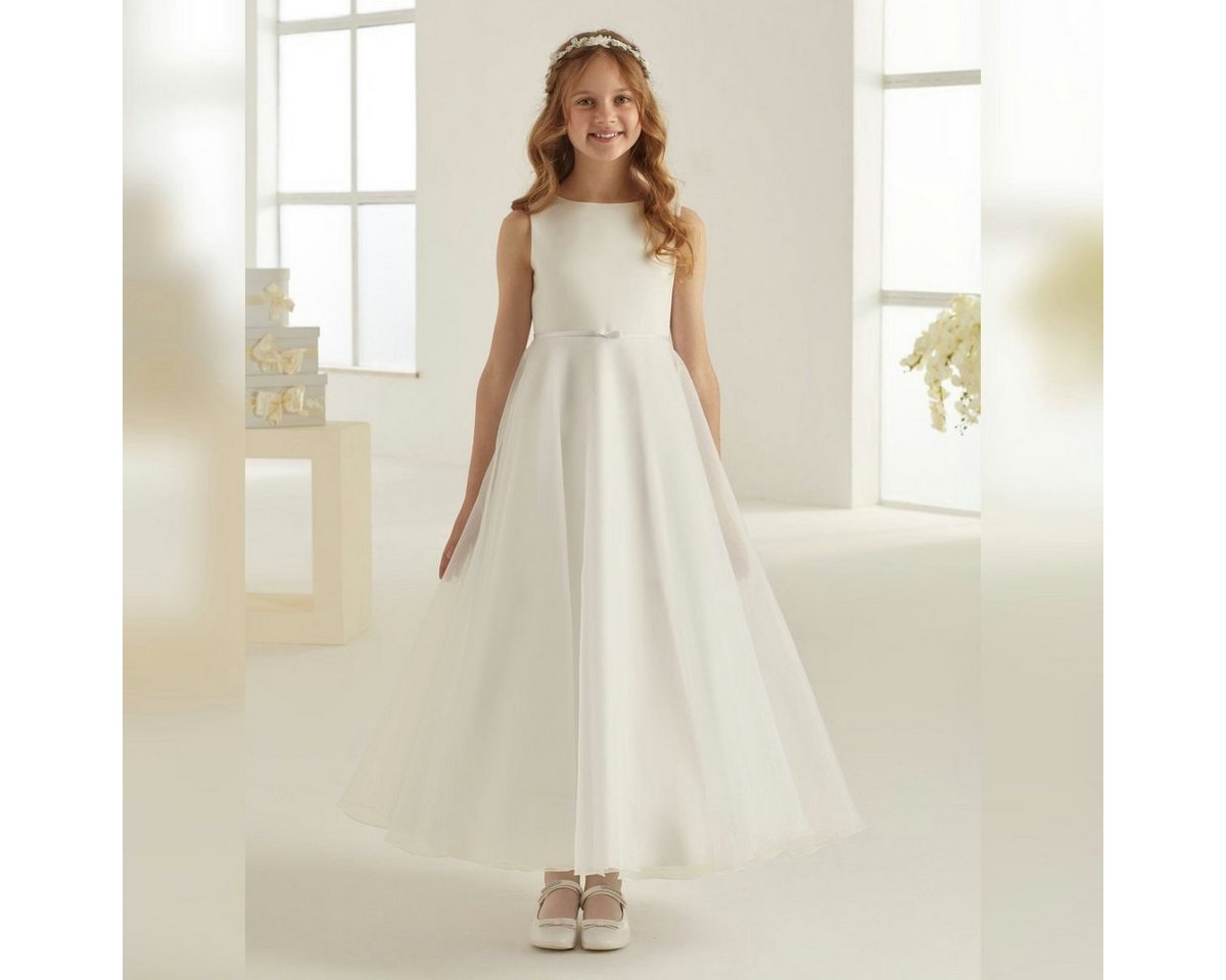 Bianco Evento Partykleid Kommunionkleid ME1900 Weiß, Ivory Bianco Evento Blumenmädchenkleid von Bianco Evento
