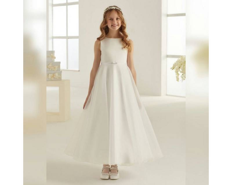 Bianco Evento Partykleid Kommunionkleid ME1900 Weiß, Ivory Bianco Evento Blumenmädchenkleid von Bianco Evento