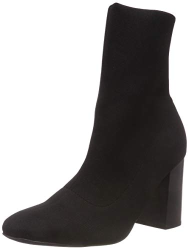 Bianco Damen Knit Boot Stiefeletten, Schwarz (Black 104), 36 EU von Bianco