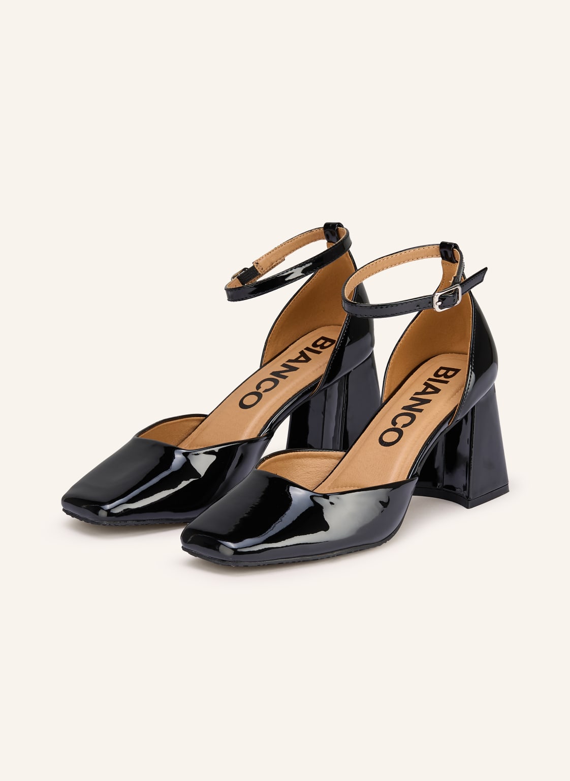 Bianco Lack-Pumps schwarz von Bianco