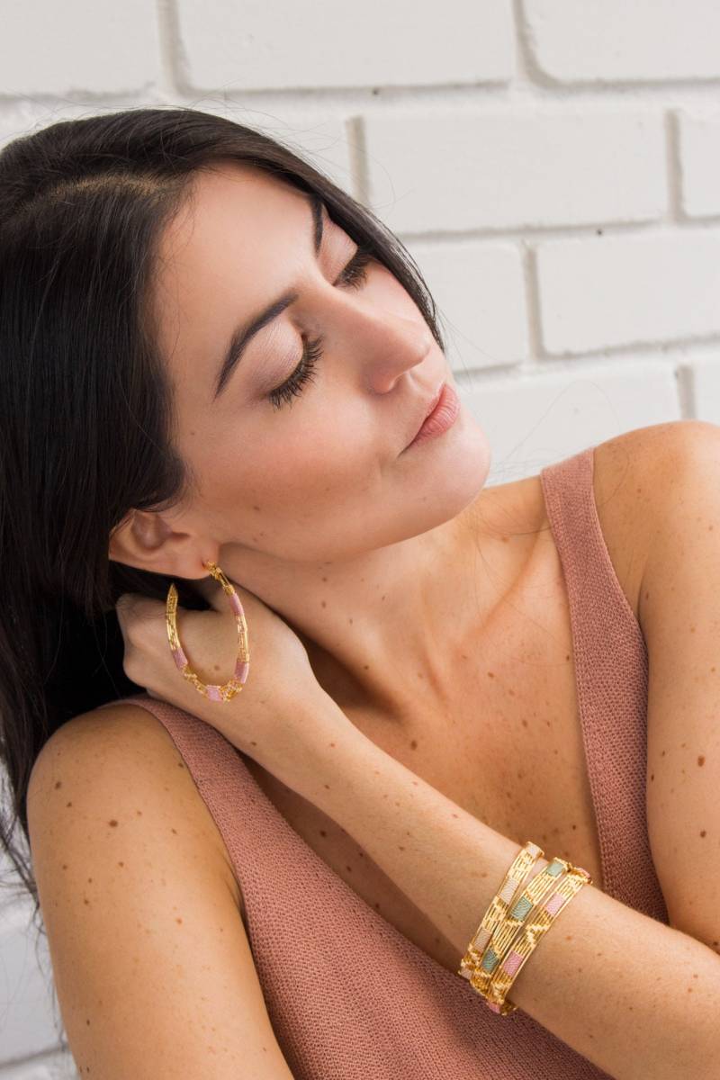 Handgemachtes Golddraht Armband/Silber, Vergoldeter Draht/Einzigartige Armbänder Für Frauen/Elegante Armbänder/Geschenk Sie/Verstellbares Farbiges von BianhiJewelry