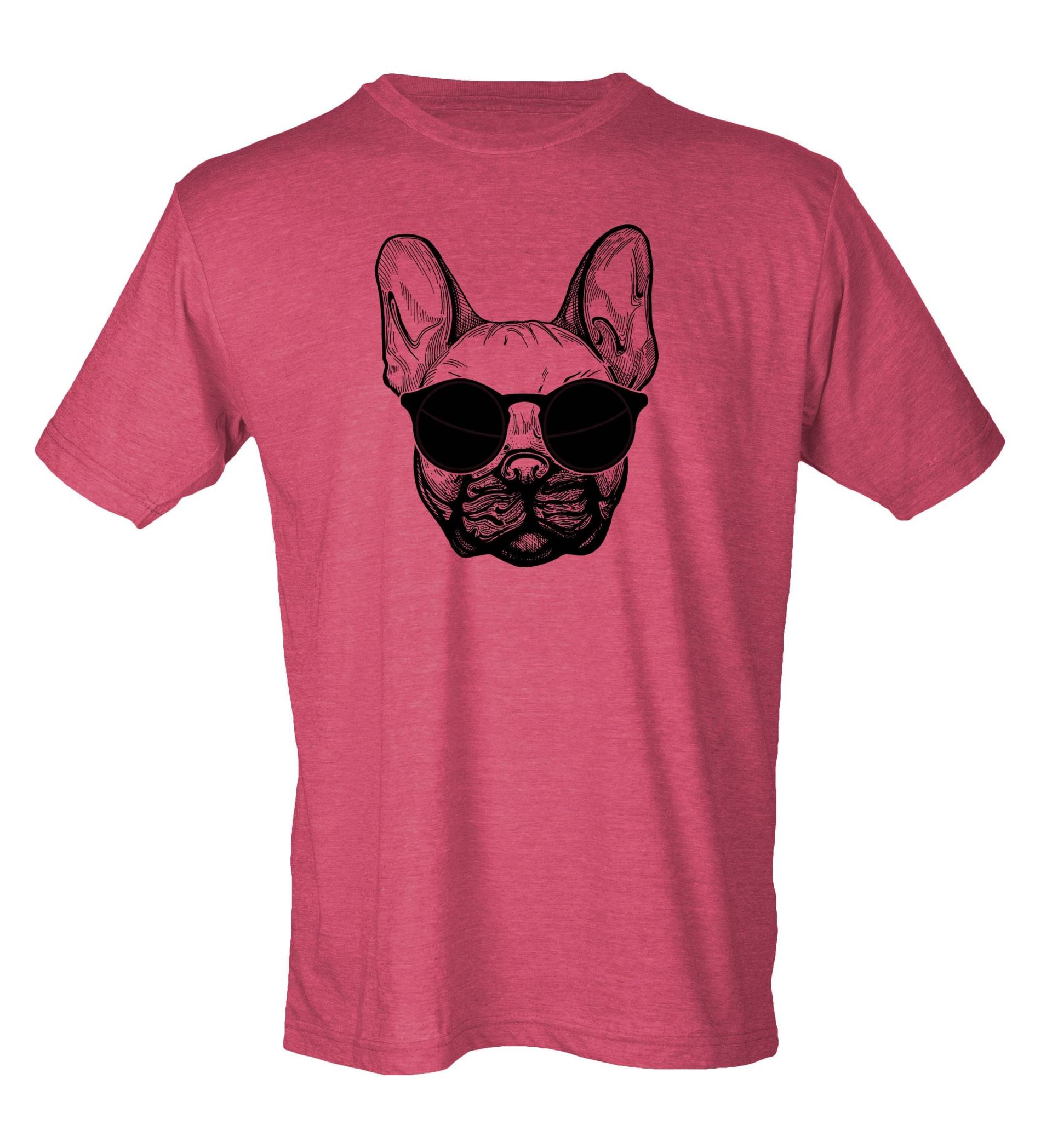 Frenchie in Sonnenbrille - Vintage-stil Hipster Unisex-T-Shirt Frenchie in Sonnenbrille - Vintage-stil Hipster Unisex-T-Shirt von BiasAndBourbon