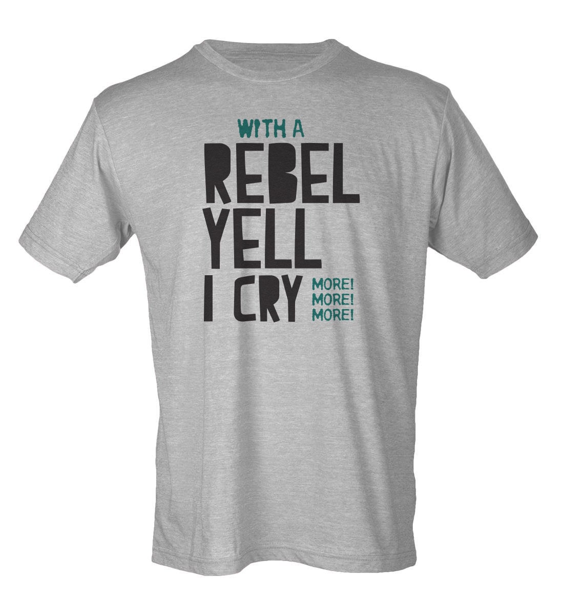 Mit Einem Rebel Yell Vintage-stil Hipster Unisex T-Shirt Mit Einem Rebel Yell Vintage-stil Hipster Unisex T-Shirt von BiasAndBourbon