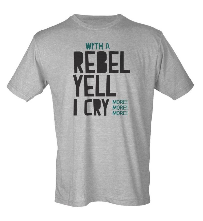 Mit Einem Rebel Yell Vintage-stil Hipster Unisex T-Shirt Mit Einem Rebel Yell Vintage-stil Hipster Unisex T-Shirt von BiasAndBourbon