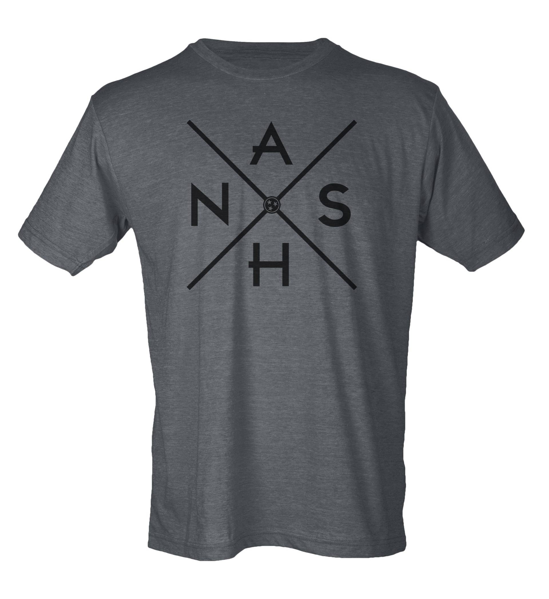 Nash - Nashville Crossbar Hipster Unisex T-Shirt von BiasAndBourbon