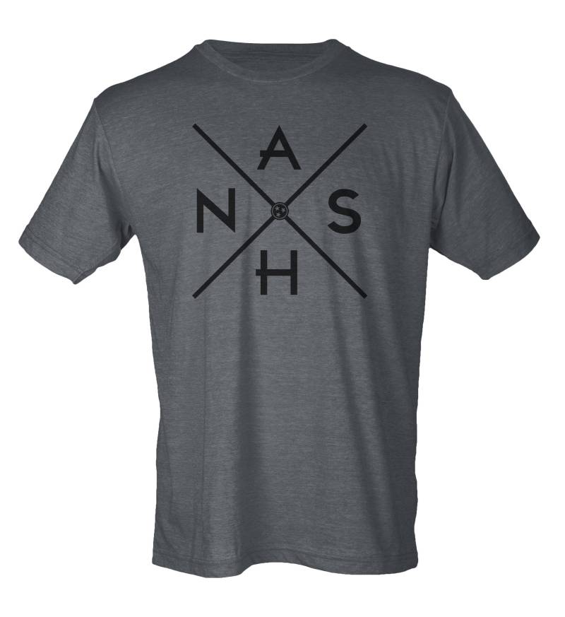 Nash - Nashville Crossbar Hipster Unisex T-Shirt von BiasAndBourbon