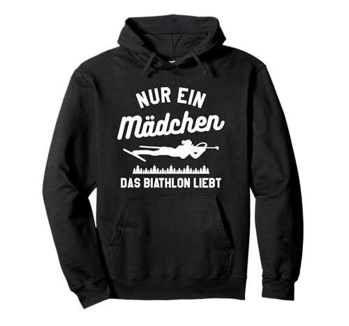 Nur Ein Mädchen Das Biathlon Liebt Biathleten Pullover Hoodie von Biathlon-Geschenk für einen Biathleten