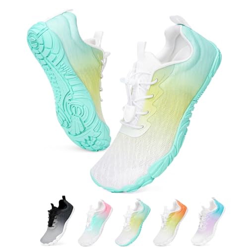 BibHoly Badeschuhe Damen Herren Wasserschuhe Kinder Barfuss Schuhe Strandschuhe, Schnelltrocknende rutschfest, Schwimmschuhe für Beach Pool Yoga Wandern von BibHoly