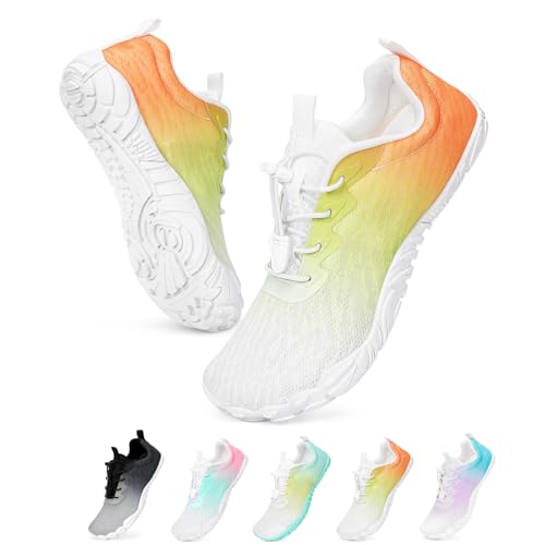 BibHoly Badeschuhe Damen Herren Wasserschuhe Kinder Barfuss Schuhe Strandschuhe, Schnelltrocknende rutschfest, Schwimmschuhe für Beach Pool Yoga Wandern von BibHoly