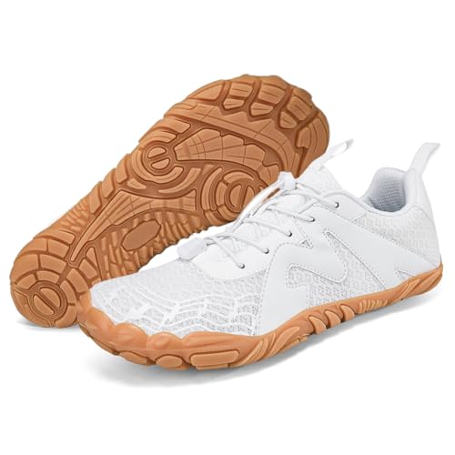 BibHoly Barfußschuhe Damen Herren Barfussschuhe Leicht Atmungsaktiv Traillaufschuhe rutschfest Fitnessschuhe Walkingschuhe mit Zero-Drop Solhe von BibHoly