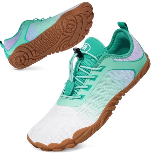BibHoly Barfuss Schuhe Damen Herren Barfußschuhe, Leicht Atmungsaktiv Traillaufschuhe rutschfest Fitnessschuhe für Fitnessstudio und Outdoor-Aktivitäten von BibHoly