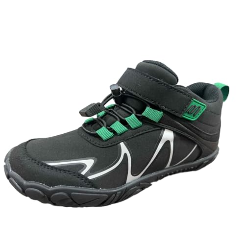 Barfussschuhe Kinder Barfußschuhe Jungen Mädchen Leicht Wanderschuhe Minimal Barfuß Sneaker Outdoor Wasserabweisend rutschfest Barefoot Shoes Kids von BibYuga