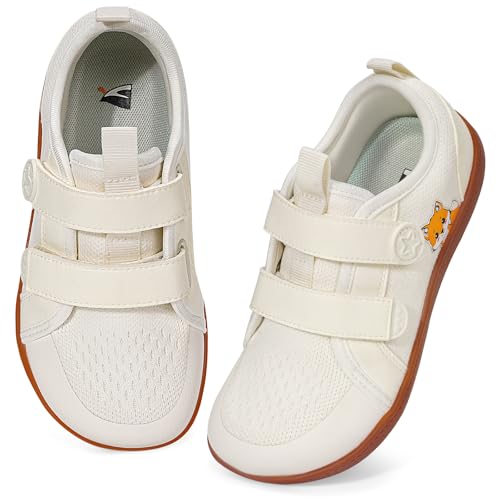 BibYuga Barfußschuhe Kinder Breite Barfussschuhe Jungen Mädchen Minimalistische Sneaker Weich Hausschuhe Rutschfeste Traillaufschuhe | mit Fußgewölbeunterstützung von BibYuga