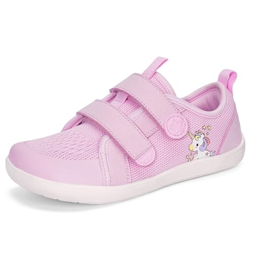 BibYuga Barfussschuhe Kinder Breite Barfußschuhe Jungen Mädchen Minimalistische Sneaker Weich Hausschuhe Rutschfeste Traillaufschuhe | mit Fußgewölbeunterstützung von BibYuga