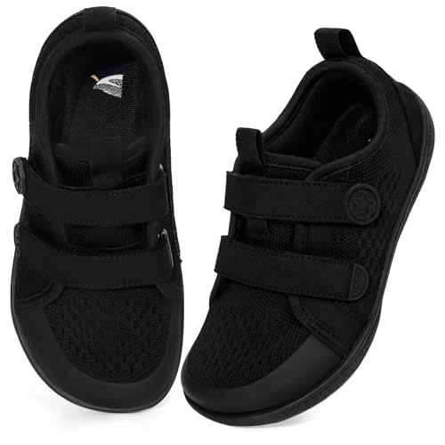 BibYuga Barfußschuhe Kinder Breite Barfussschuhe Jungen Mädchen Minimalistische Sneaker Weich Hausschuhe Rutschfeste Traillaufschuhe | mit Fußgewölbeunterstützung von BibYuga