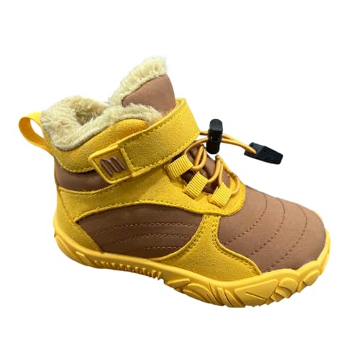BibYuga Barfußschuhe Winter Kinder Winterschuhe Mädchen Jungen, Barfussschuhe Kinder Winter mit Warm Gefüttert, Wasserabweisend Winterstiefel Outdoor Rutschfest Traillaufschuhe BibYuga Barfußschuhe Winter Kinder Winterschuhe Mädchen Jungen, Barfussschuhe Kinder Winter mit Warm Gefüttert, Wasserabweisend Winterstiefel Outdoor Rutschfest Traillaufschuhe von BibYuga