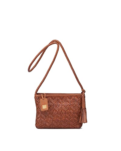 Biba Tasche für Damen aus echtem Leder, Umhängetasche Heritage Alloway ALW2L, Langen Griff, Reißverschluss, Echtes Rindsleder, Lederfarbe von Biba