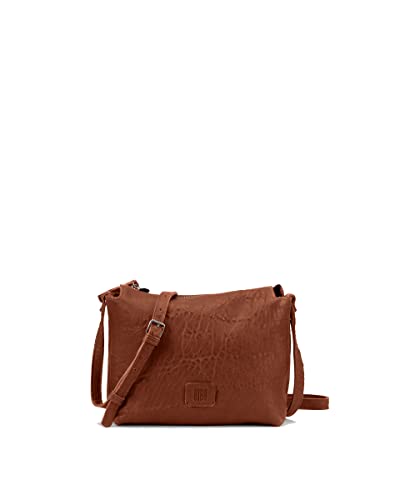 Biba Tasche für Damen aus echtem Leder, Umhängetasche Leather Chester Texas CHR5L, Langen Griff, Reißverschluss, Echtes Schaffell, Lederfarbe von Biba