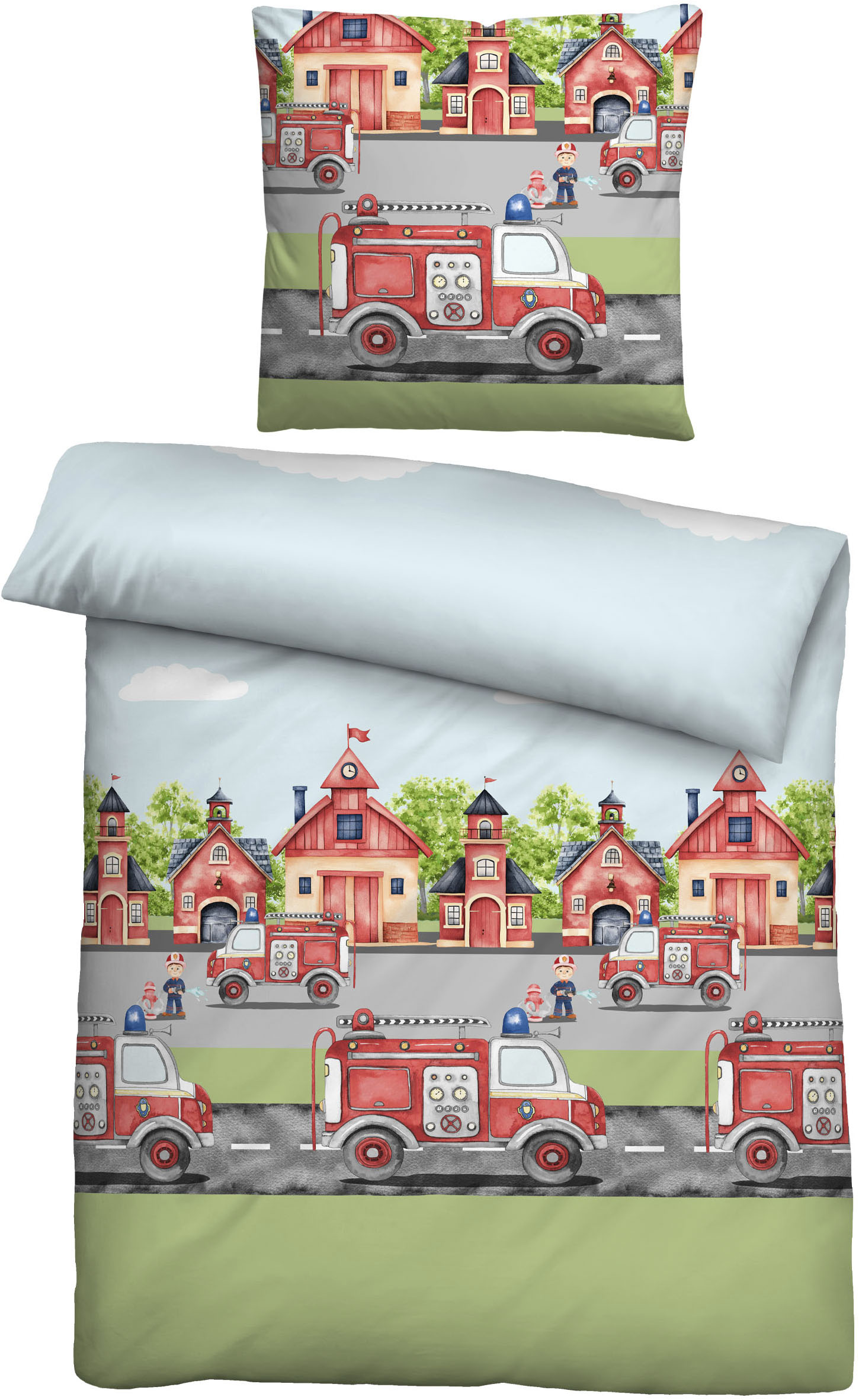 Biberna Kinderbettwäsche "0004523" 2 Stk. tlg. wohlig warm + weich, pflegeleicht, 100% Baumwolle, Reißverschluss Biberna Kinderbettwäsche "0004523" 2 Stk. tlg. wohlig warm + weich, pflegeleicht, 100% Baumwolle, Reißverschluss von Biberna