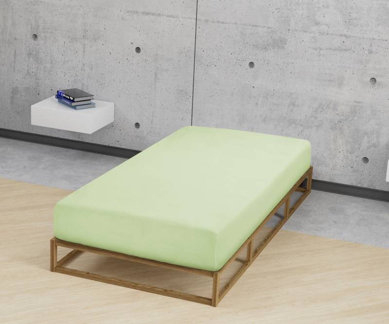 Biberna Spannbettlaken "Biber in Gr. 70x140 cm für Kinder" aus Baumwolle, für Matratzen bis 22 cm Höhe, Winter, Kinder, Bettlaken von Biberna