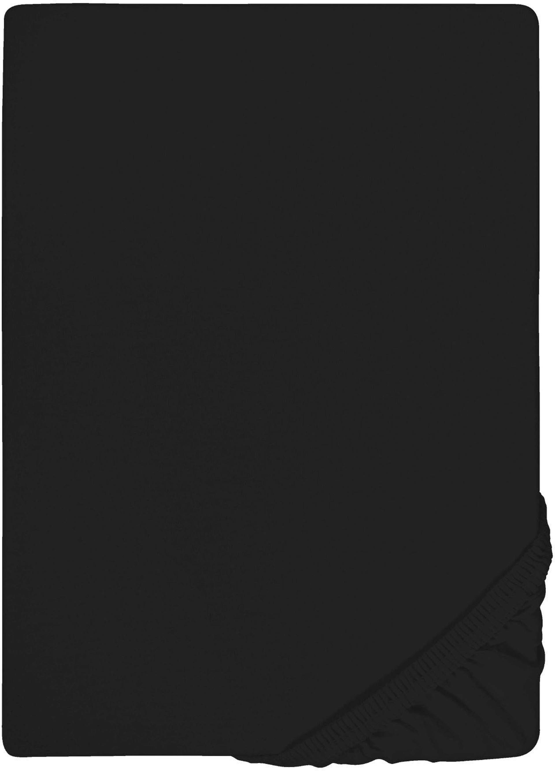 Biberna Spannbettlaken "Conny", (1 St.), hochwertiges Jersey-Elasthan geeignet für Wasser- und Boxspringbetten von Biberna