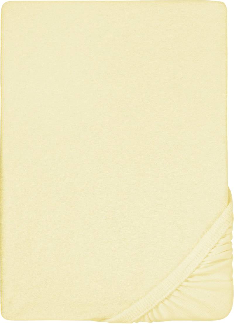 Biberna Spannbettlaken "Pepe" weicher Frottee-Stretch von Biberna