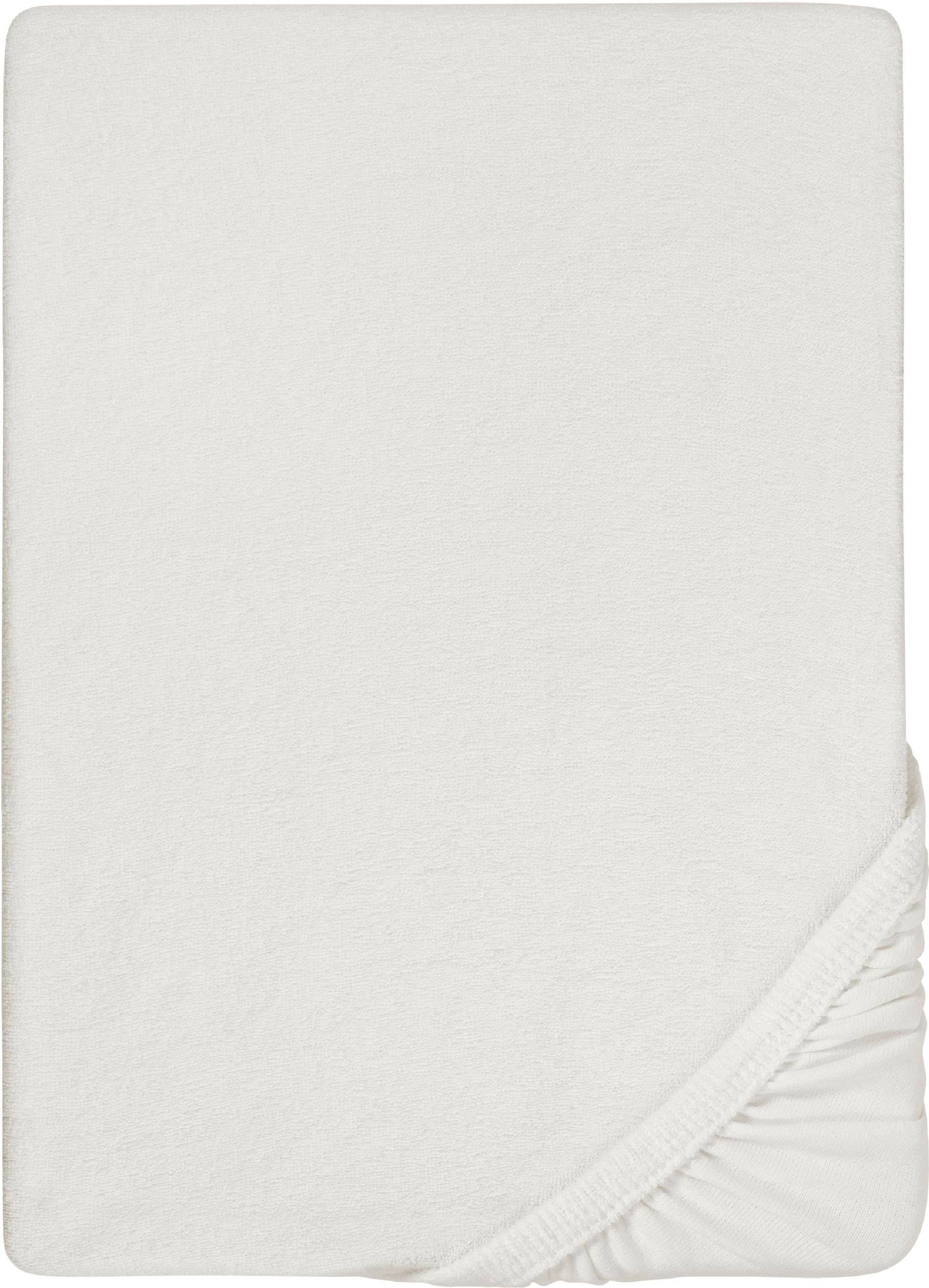 Biberna Spannbettlaken "Pepe" weicher Frottee-Stretch von Biberna