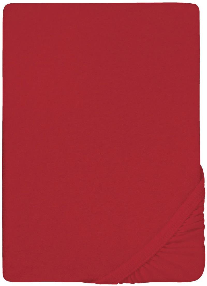 Biberna Spannbettlaken "Pepe" weicher Frottee-Stretch von Biberna