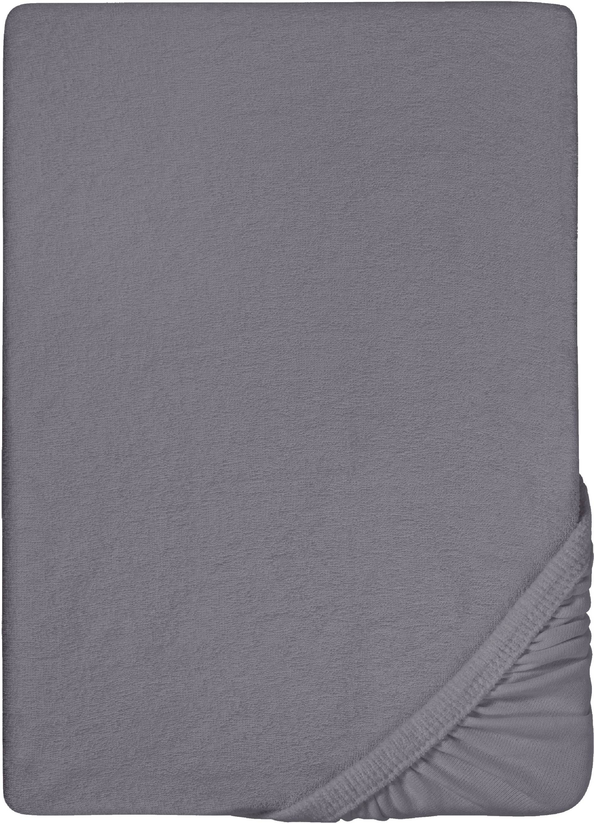 Biberna Spannbettlaken "Pepe" weicher Frottee-Stretch von Biberna