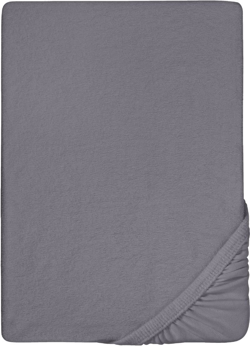 Biberna Spannbettlaken "Pepe" weicher Frottee-Stretch von Biberna