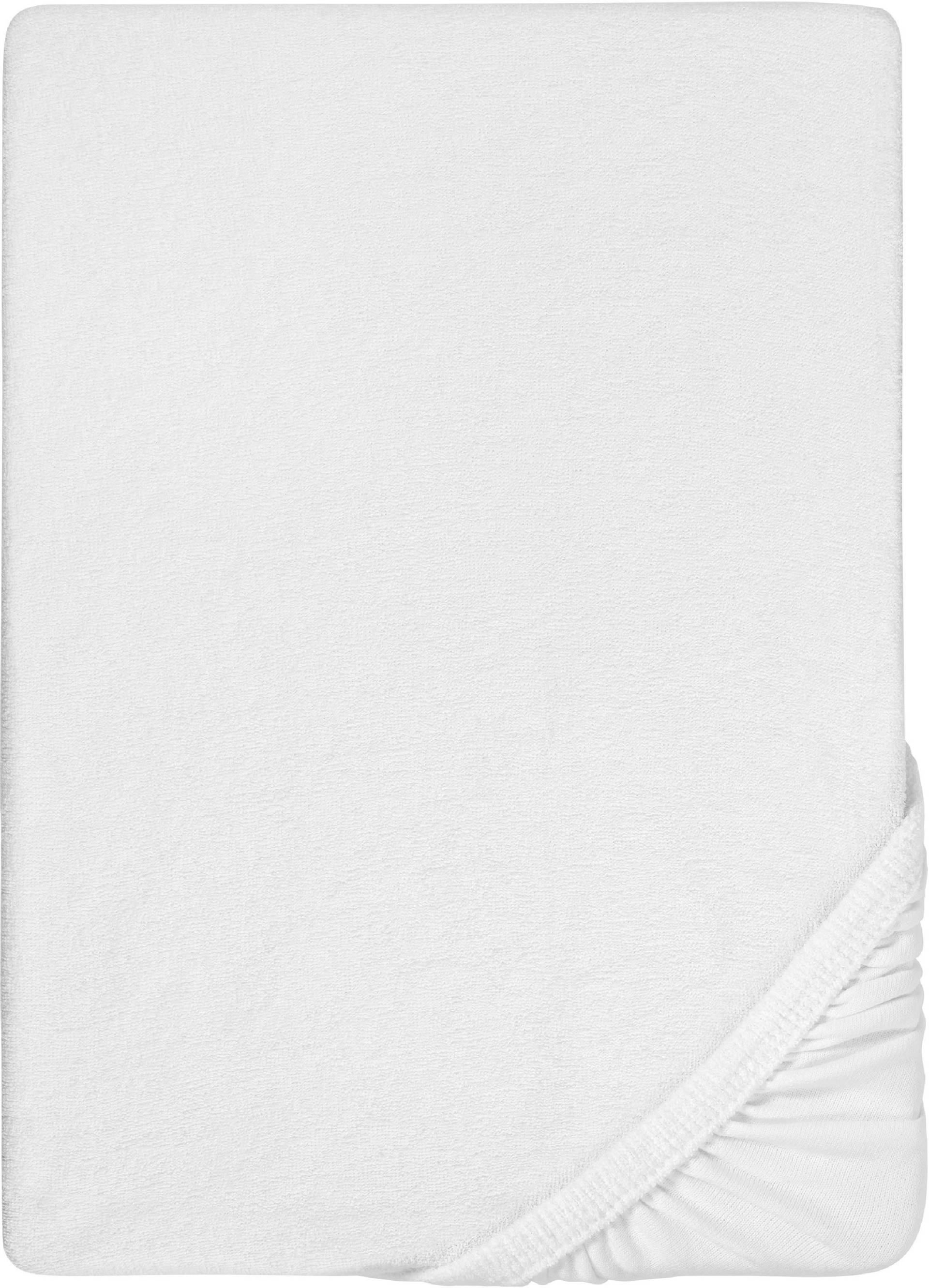 Biberna Spannbettlaken "Pepe" weicher Frottee-Stretch von Biberna